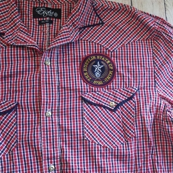 8732 Short Sleeve Buttonup Shirt - Picture 3 of 6
